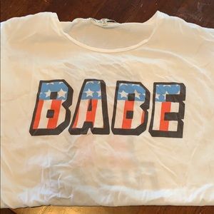 Junk Food Graphic “Babe” Tee